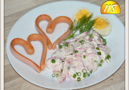 pomysł parówki walentynki romantyczne romantycznie kochać menu śniadanie do łóżka przepisy
